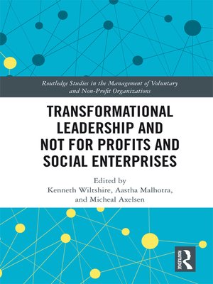 cover image of Transformational Leadership and Not for Profits and Social Enterprises